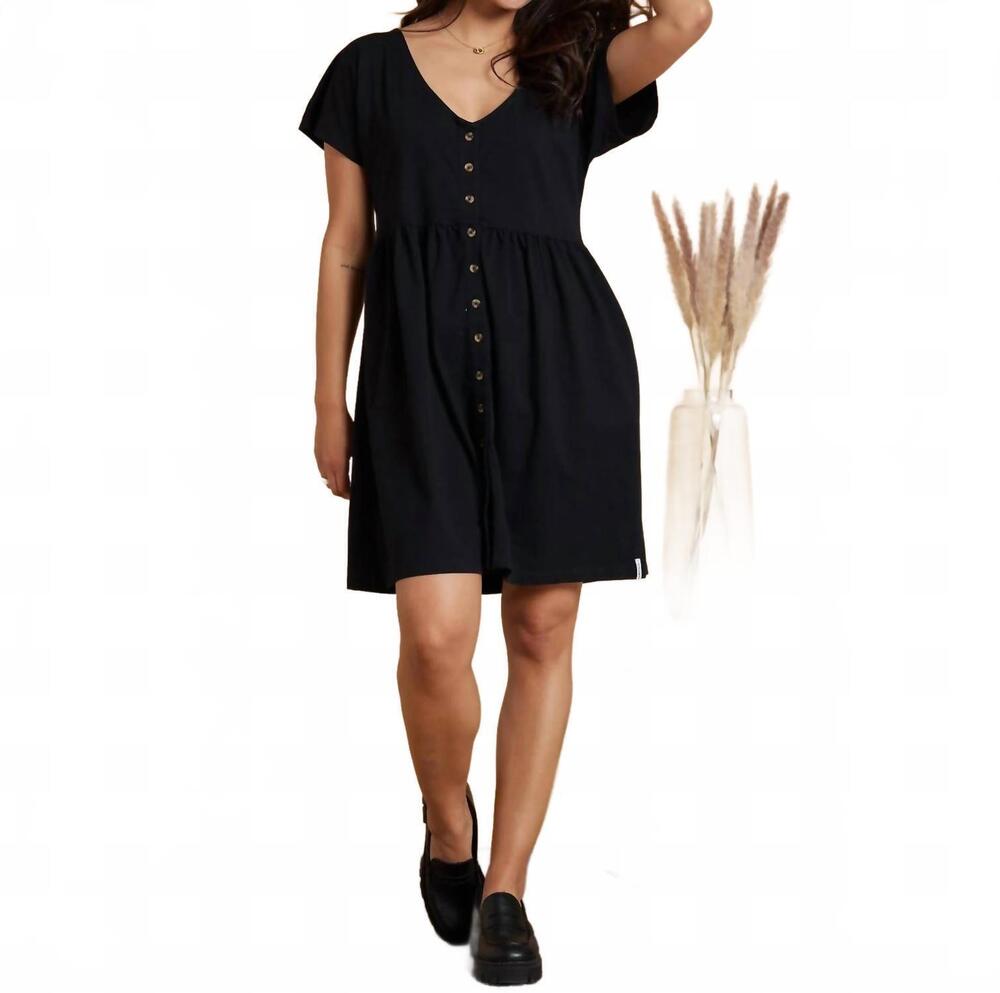 NEW KNOWN SUPPLY josie mini dress in black